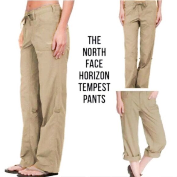 THE NORTH FACE WOMEN'S HORIZON TEMPEST PANTS Tan Khaki Size 6 - Picture 2 of 13